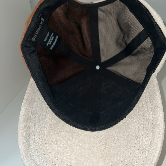 Express Womens Faux Suede Baseball Hat - Picture 5 of 5